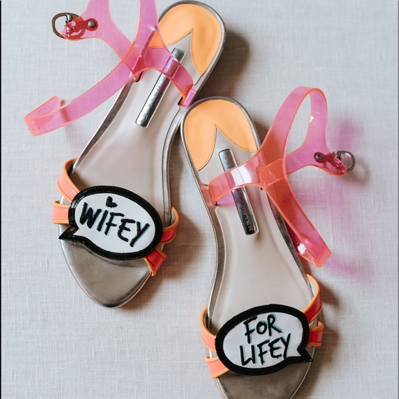 Sophia Webster Shoes - There is a shoe sticker on the bottom to cover the writing! Originally $475